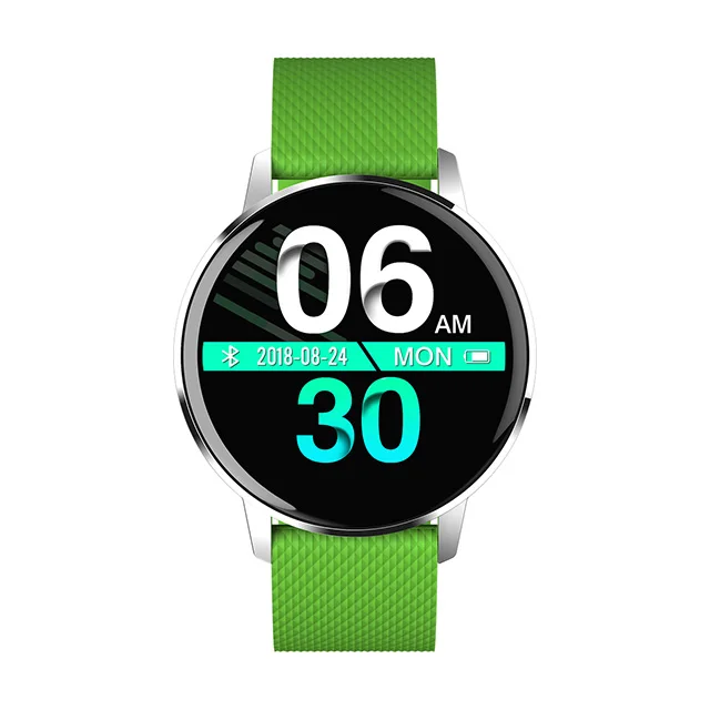 Green SANDA, мужские Смарт-часы с Bluetooth, IP68, водонепроницаемые, пульсометр, кровяное давление, фитнес-трекер, мужские спортивные Смарт-часы для IOS, Android - Цвет: Green