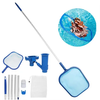 

Swimming Pool Vacuum Cleaner Cleaning Tool Kit Pools Skimmer Net For Above Ground pool, Spas, Ponds 1 Set Durable