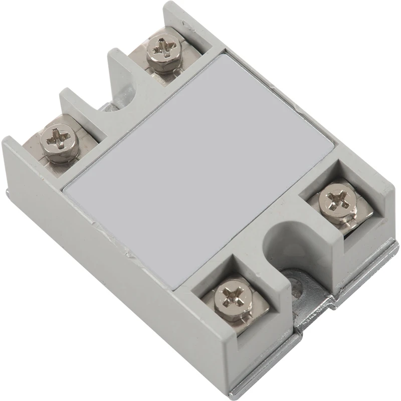 SSR-40AA 40A Однофазное твердотельное реле 80-250V AC/24-380 V AC, белый
