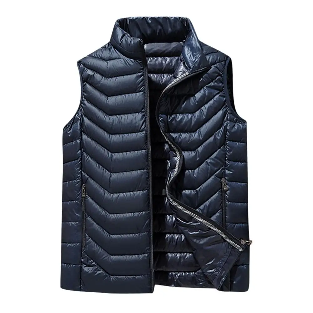 Модная зимняя мужская куртка больших размеров; сезон осень-зима; однотонная верхняя одежда; тактический жилет для мужчин; Байкерский жилет; куртка; флисовая жилетка