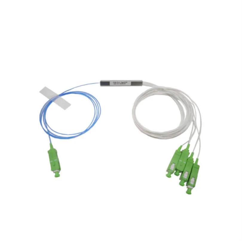 50 шт. SC APC Одномодовый Волоконно-Оптический FTTH 0,9 мм Мини plc сплиттер 1x4