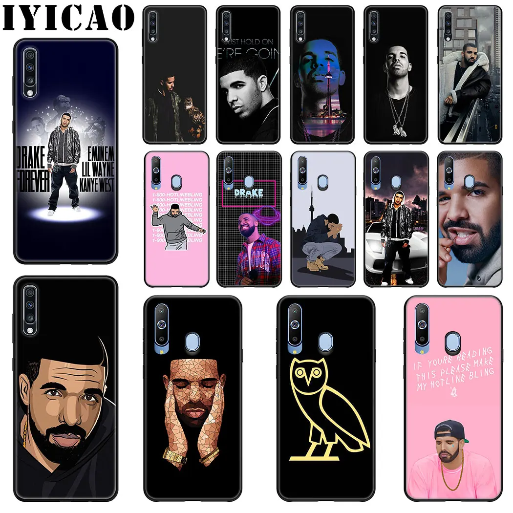 

IYICAO Rapper Drake Soft Silicone Case for Samsung J6 A9 A8 A7 A6 Plus 2018 A5 A3 2016 2017 Phone Case