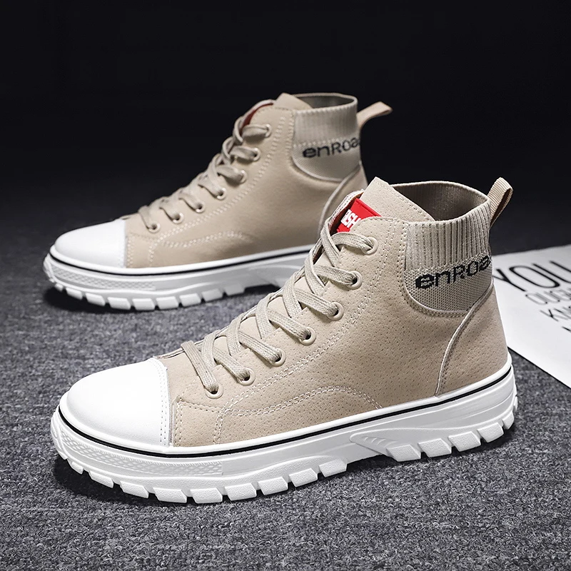 

New men's shoes high shoes men's shoes wild Korean version of the tide shoes fashion outdoor winter casual trend men's shoes