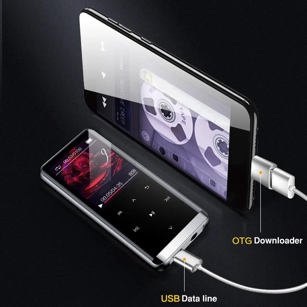 Bluetooth MP3 плеер HIFI Спорт Музыка Динамик s Media Player FM радио Регистраторы с поддержкой OTG Walkman музыки во время спорта Динамик