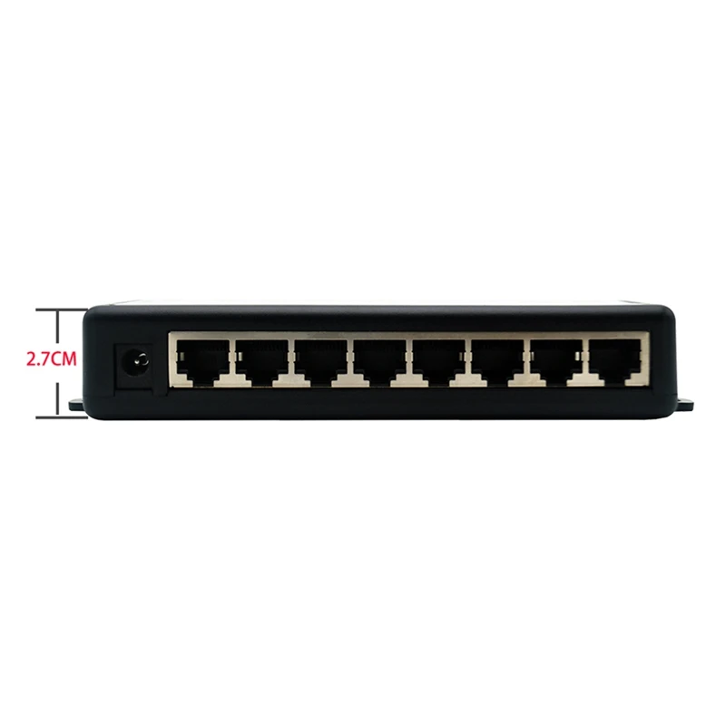 8 портов Poe инжектор Poe сплиттер для Cctv сети Poe камеры питания через Ethernet Ieee802.3Af