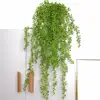 Artificial Plants 5 Forks Fake Leaves 75cm Long Lover Tears Succulents Home Window Wall Hanging Decoration Wedding Party Supply 2