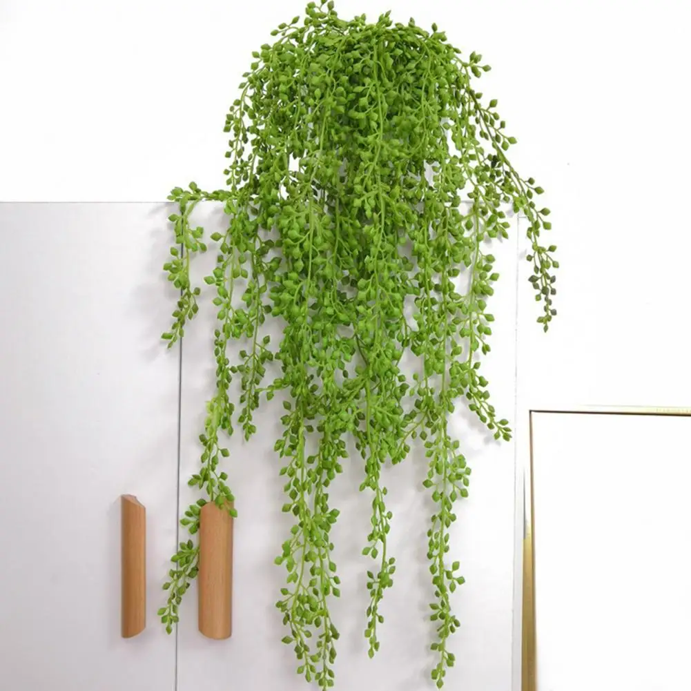 Artificial Hanging Plants Fake Succulents String of Pearls Fake