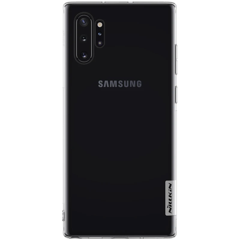 Nilkin для samsung Note 8 9 10 Plus 5G кейс чехол мягкий силиконовый TPU прозрачный чехол для samsung Galaxy Note 10+ Note10 - Цвет: Clear