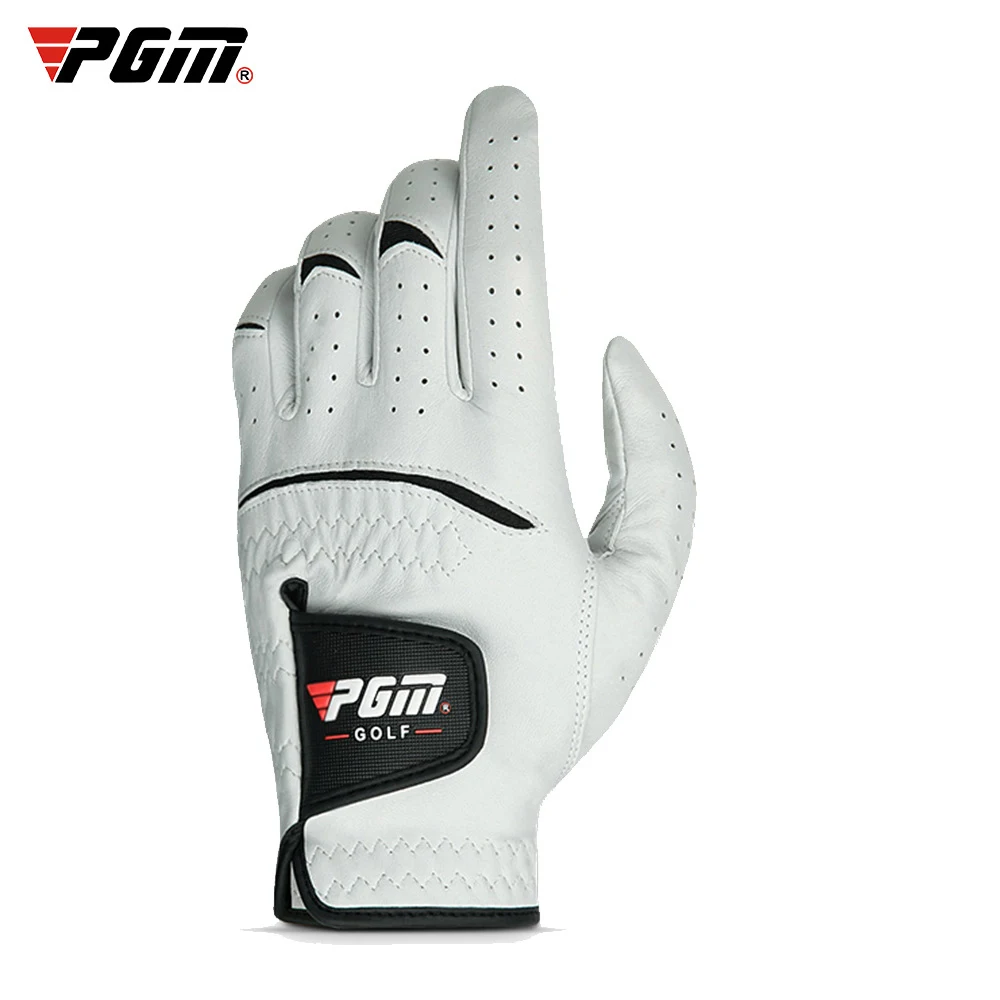 Pack 1 Pcs Golf Gloves Men Left/Right Hand Soft Breathable Genuine Lambskin Non-slip Comfortable Wear Resistant Golf Glove Men