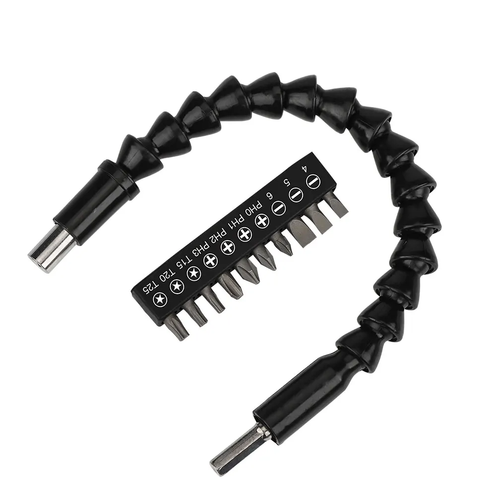 

Car Repair Tools Flexible Shaft Bits Extention Screwdriver Bit Holder Connect Link Electronics Drill 11Pcs/set Screwdriver Set