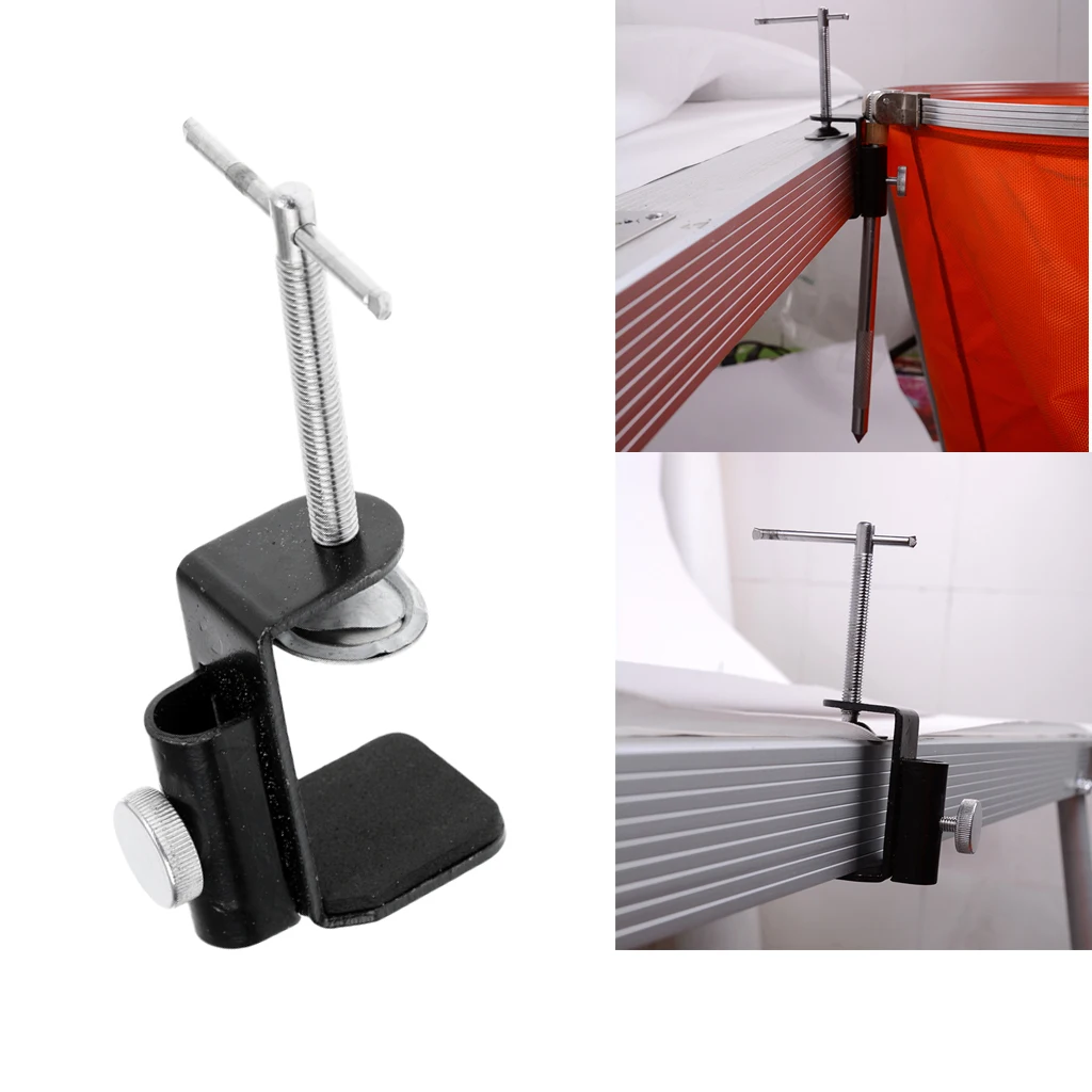 Umbrella Bracket Fish Basket Holder for Fishing Box Adjustable Clamp 0-4.8cm
