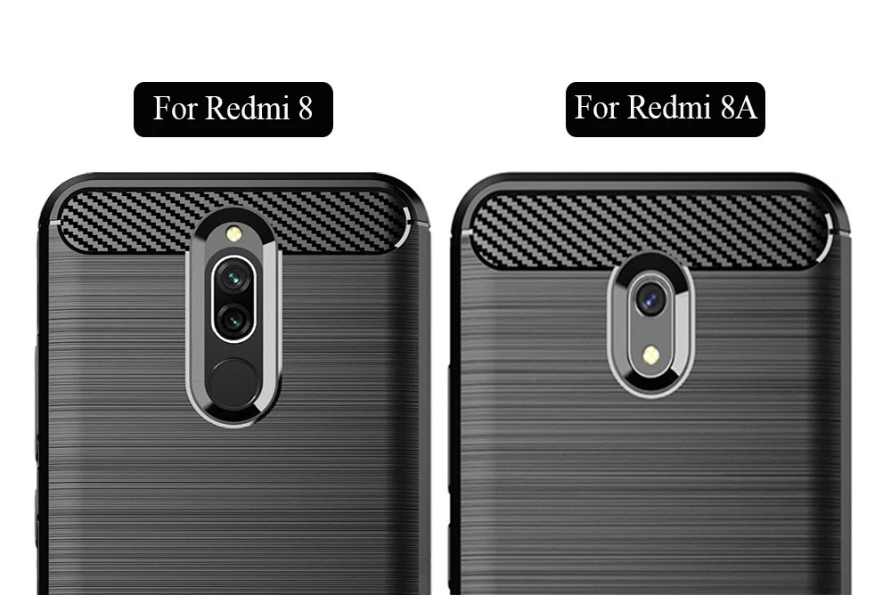 Чехол из углеродного волокна для Xiaomi Redmi 8, чехол с полной защитой, чехол для телефона Xiaomi Redmi 8A 8 A, чехол, противоударный бампер