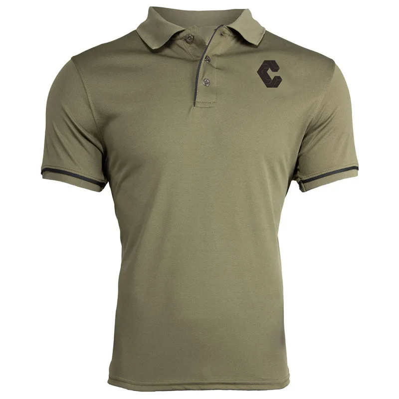2019 New Summer Brand Polo Shirt Men Joggers Quick-drying Printing Casual Short Sleeve Bodybuilding shirt Tops Fitness Clothing 2019 New Summer Brand Polo Shirt Men Joggers Quick-drying Printing Casual Short Sleeve Bodybuilding shirt Tops Fitness Clothing