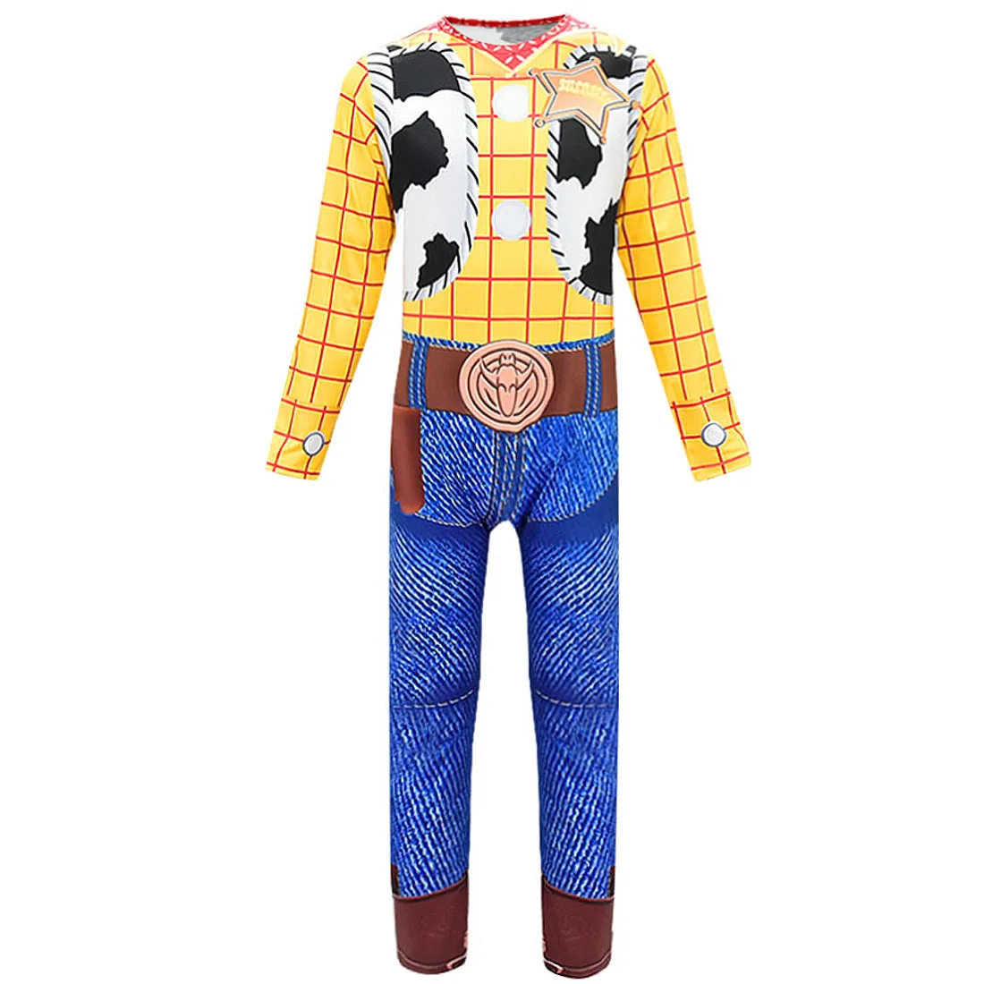 Новое прибытие История игрушек Мальчики капитан Вуди косплей одежда анимированная История игрушек мультфильма костюм Хэллоуин дети одеваются