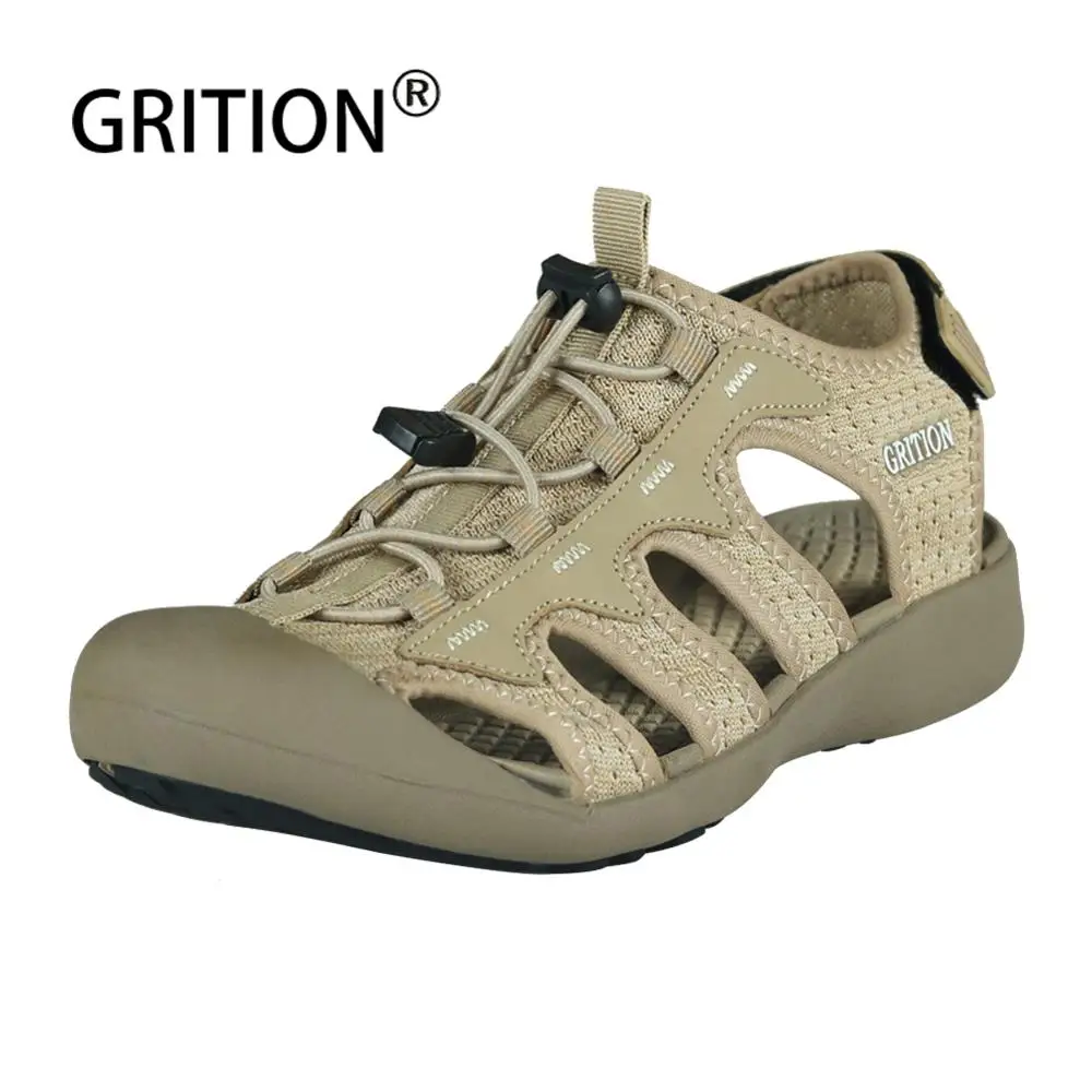 GRITION-Sandalias para hombre informales antideslizantes con suela de