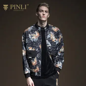 

Militar No Jacket Real Standard Pinli Product Made The New Autumn 2019 Men's Chinese Wind Printed Jacquard Coat B193204058