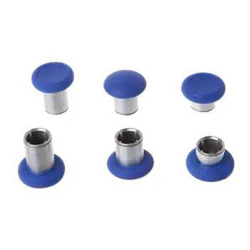 

6Pcs/Set Swap Thumb Analog Sticks Grips Stick D-Pad Bumper Trigger Button Screw Driver Gamepad Replacement for Wireless