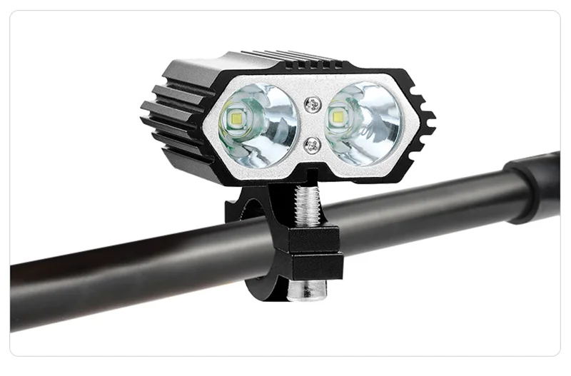 Headlight Led Motorcycle X2 20W Bulbs Headlights Spotlights Fog Light for Motorbike scooter Bicycle 12V Moto Light Driving Lamp