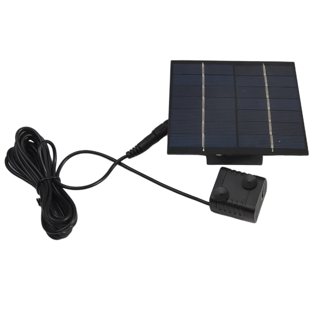 

1.2W Solar Panel Powered Fountain Pump Aquarium Pond Swimming Pool Home Garden Watering Kit garden decoration #5