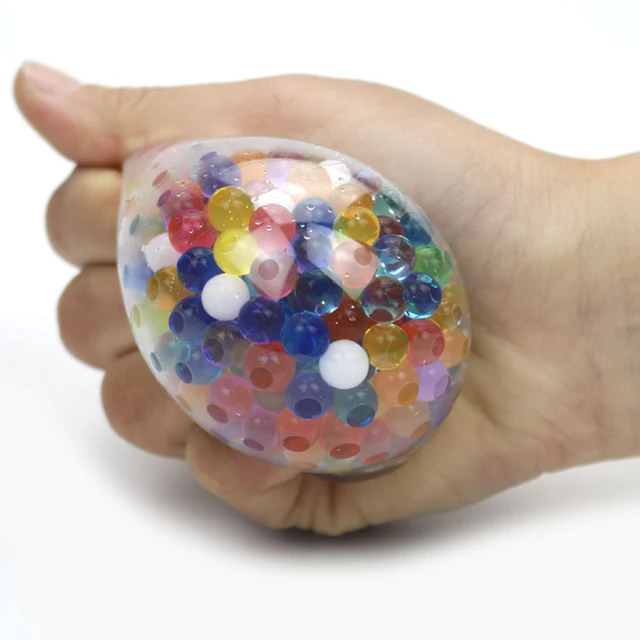 Stress Relief Squeezing Balls for Kids and Adults Premium Anti-Stress Squishy Balls with Water Beads  Alleviate Tension Toys 5