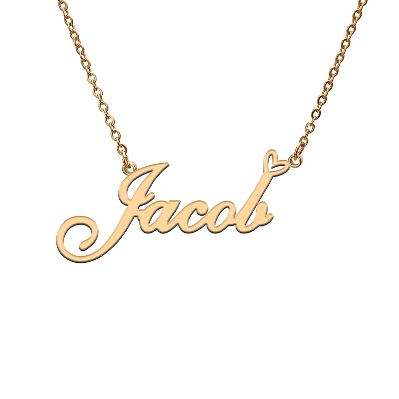 

Custom Personalized Name Necklaces for Jacob Best Friends Birthday Christmas Mother Days Jewelry Gifts