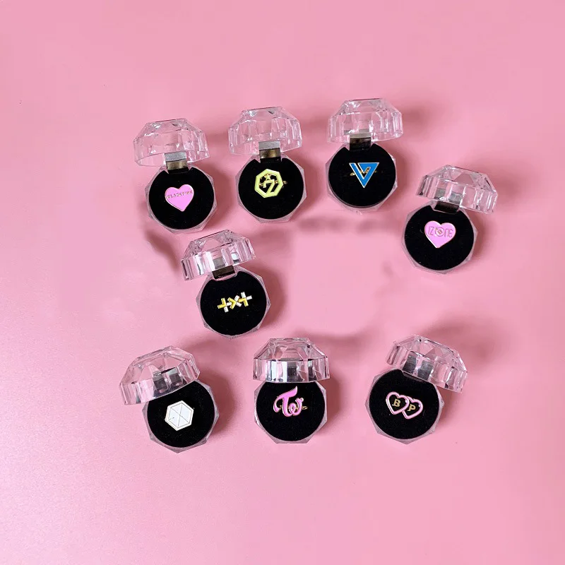 

KPOP BlackPink Seventeen Got7 Twice Kill This Love Keep Spinning Fancy Ring Unisex Accessory JB JACKSON BAMBAM