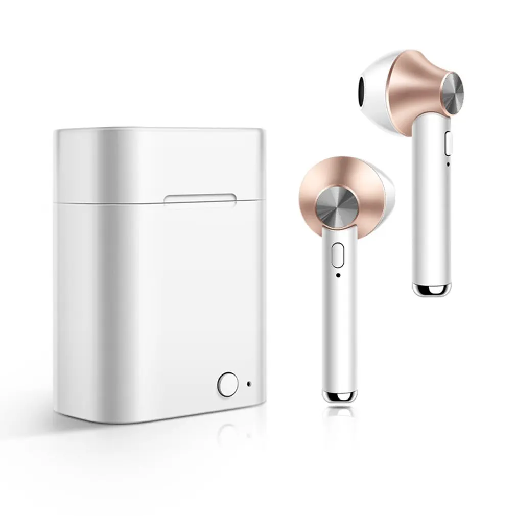 Золотой L012 TWS беспроводные наушники Bluetooth 5,0 беспроводные наушники-вкладыши стерео мини встроенный микрофон с зарядным устройством - Цвет: Золотой