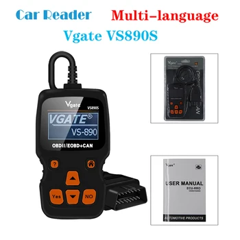 

Vgate VS890 obd 2 Scanner Auto Diagnostic tool Code Reader Multi-language OBDII OBD2 Car Diagnostic Tool VS890S Free Shipping