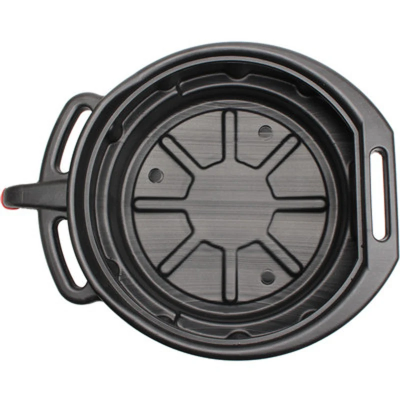 15L Oil Drain Pan Waste Engine Oil Collector Tank with Handle Gearbox Drip Tray for Car Repair Fuel Fluid Change Garage Tool oil drain pan