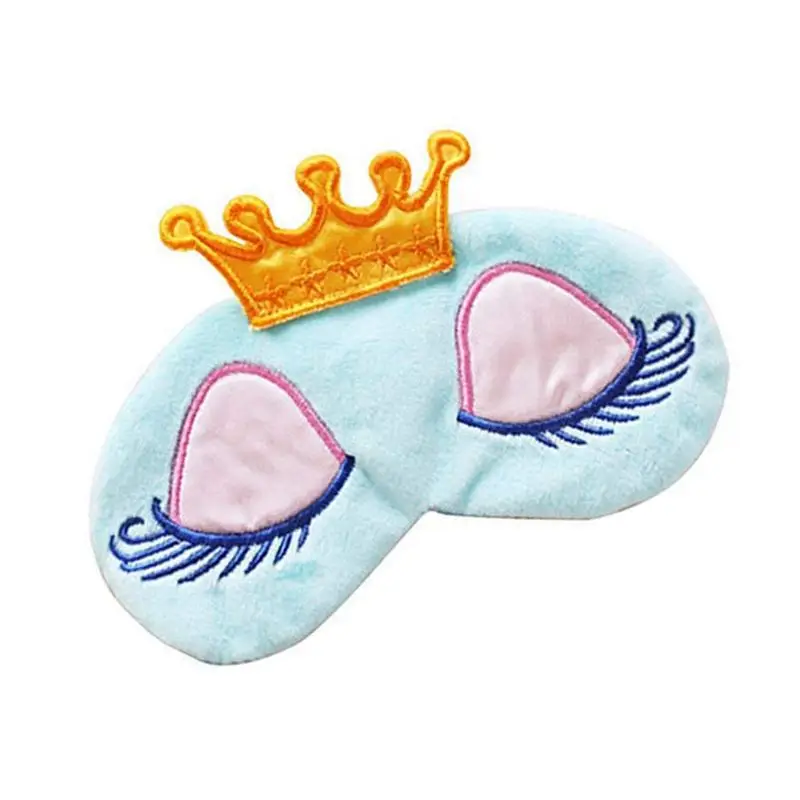 

Promotion--Cartoon Long Eyelashes Big Eyes Crown Sleeping Eye Mask Sleep Mask