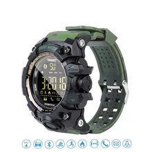Спортивные Смарт-часы EX16S, камуфляжный браслет, водонепроницаемый, длительное время ожидания, светящийся свет, будильник, часы, секундомер