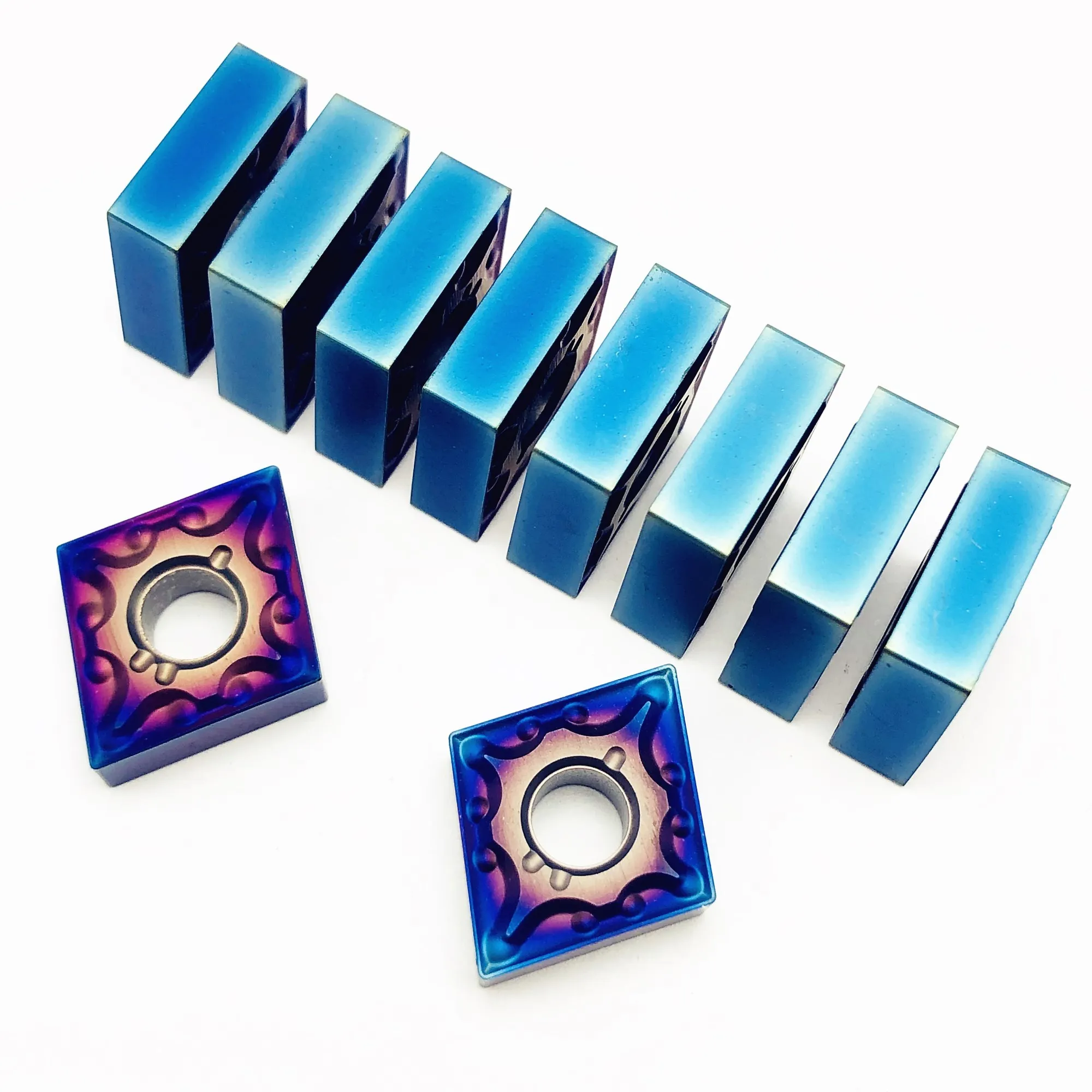 

Tungsten steel turning tool CNMG120404 MAhigh quality super hard blue nano coating carbide tool metal cutting tool free shipping