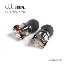 DD ddHiFi E2020B (Janus2) MMCX/0,78 Dual Steckdosen Dynamische HiFi In-Ohr Monitore Kopfhörer Lager mit 3,5mm MMCX Kopfhörer Kabel
