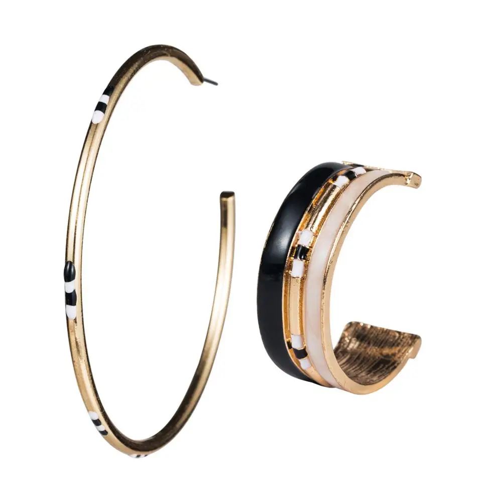 

2019 New Exaggerated Vintage Alloy Hoop Earrings For Women Fashion Jewelry Bohemian Statement Earings Accessories Hot Sale