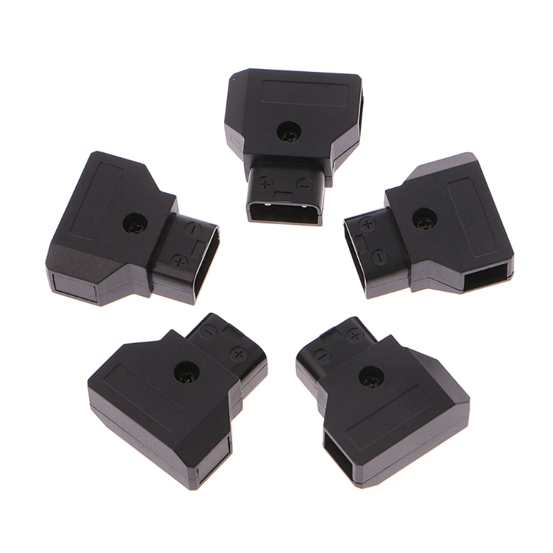 

5 Pcs D-Tap Plug DIY For DSLR Rig Power Cable V-mount Anton Battery Male