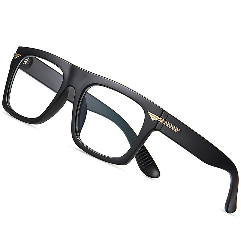 Eyeglasses Frames Eyeglass Frames Square Eyeglasses Optical Glasses Retro Square Clear Anti-Blu-Ray Eyewear TR90 Women Glasses Frame Fashion Men Optical Eyeglasses Frame Computer Goggles