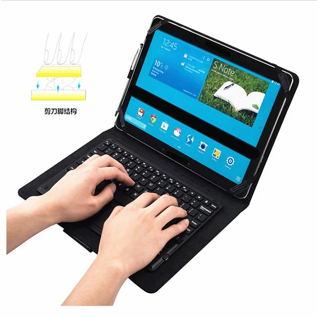 Nouveau Clavier Avec Étui Pour Tablette Samsung Galaxy Book2, Avec