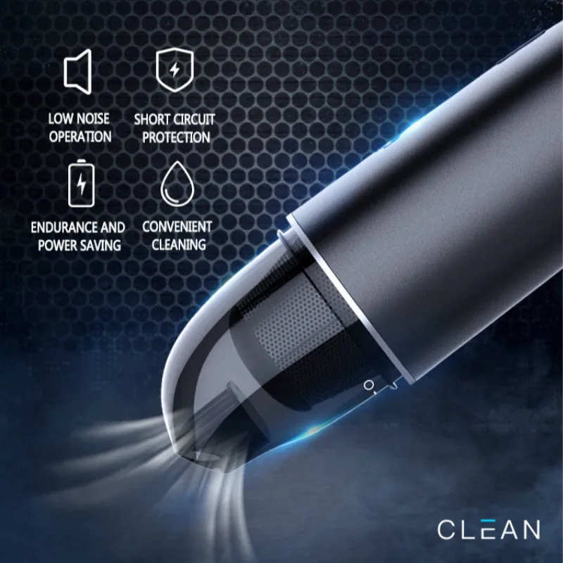 US $33.66 5000Pa Car Vacuum Cleaner Portable Auto Wireless Handheld Mini Vacuum Cleaner For Car Interior Home Computer Cleaning