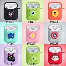 Чехол PRO для AirPods, милый прозрачный чехол, гарнитура для Airpods, тонкий чехол, защита для AirPods, зарядная коробка, Жесткий Чехол