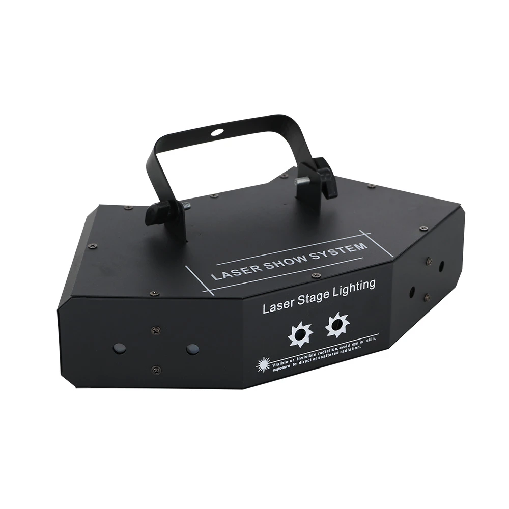 Веерообразный шестиглазый сканирующий RGB лазер/DJ диско DMX Линейный луч сценический светильник/система лазерного шоу/6 линз RGB цветной лазерный светильник ing