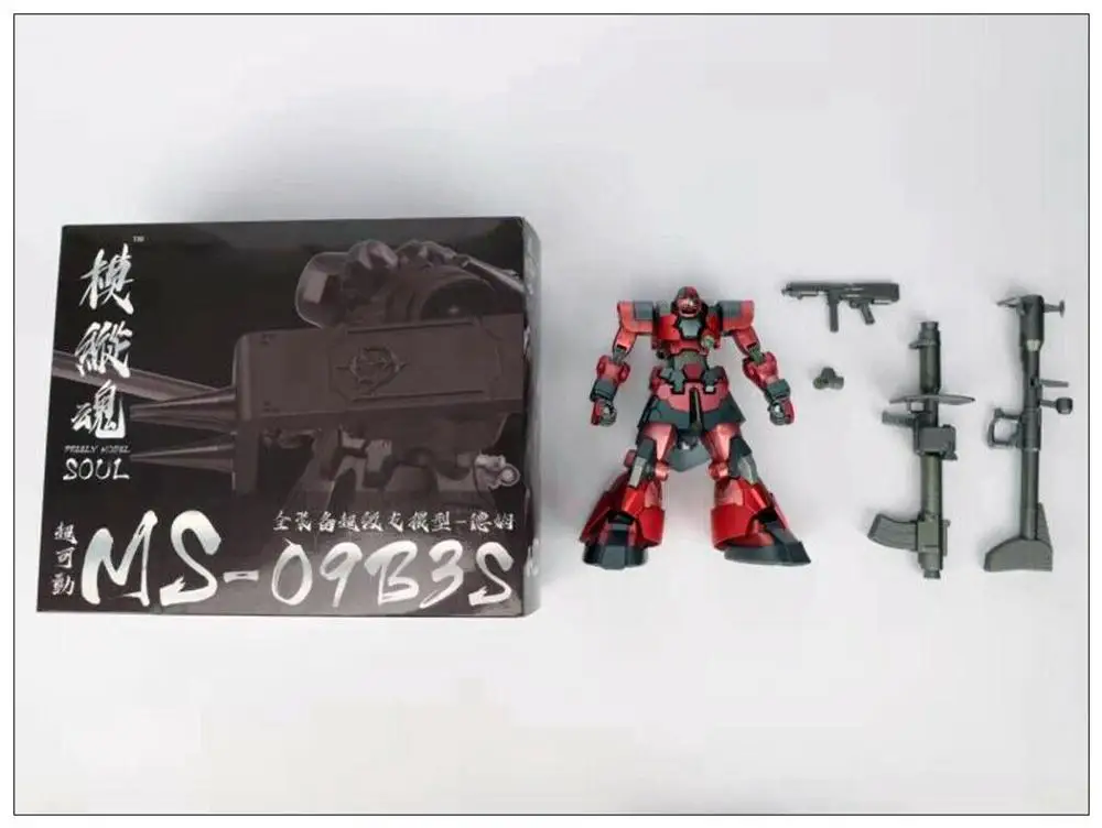 Новая модель Soul MG 1/100 MS-09B MS09 Dom MG Гандам MS-09B3S фигурка