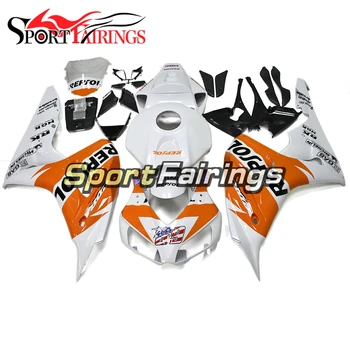 

Body Frames for Honda CBR1000RR 2006 2007 06 07 Covers ABS Plastic Injection Bodywork Autobike Cowlings Repsol White Orange Hull