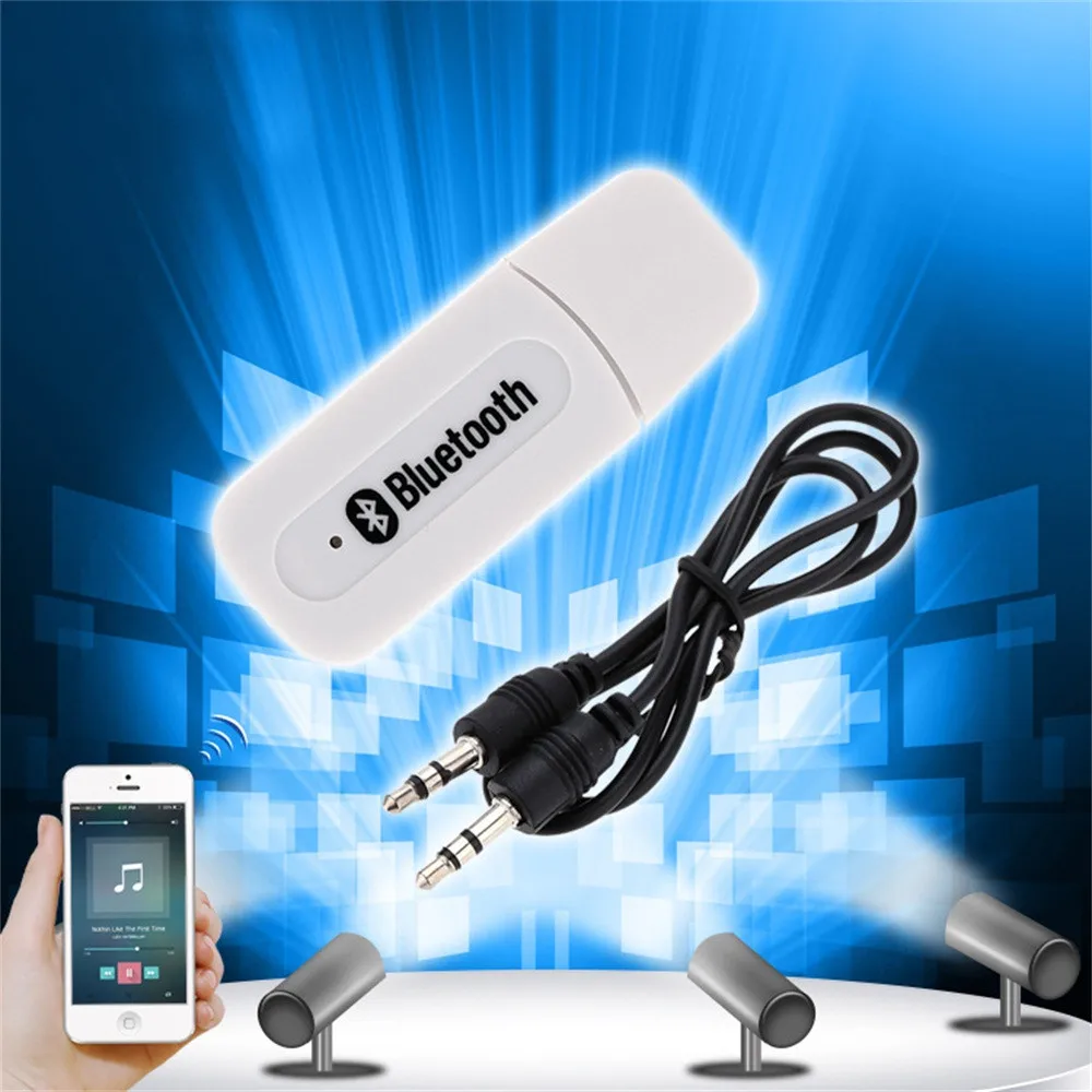 

Bluetooth 2.1 Receiver Wireless 3.5mm Jack Mini Stereo Audio Transmitter Music Receiver Car AUX Speaker Handsfree Adapter For TV