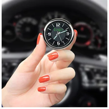 

For Mercedes benz Honda Toyota Nissan BMW Audi Luminous Car Clock Table Refit Interior Quartz watch Ornaments Clock Decoration