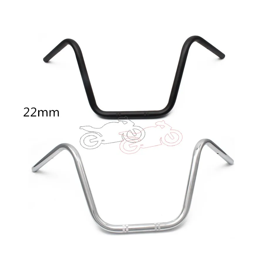 22 мм Ape Bar откатный руль мотоцикла для Kawasaki Honda Yamaha Suzuki Dyna Touring Softail круизер кастом