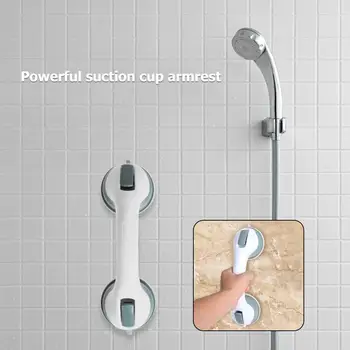 

2pcs Removable Anti-Slip Handles Shower Room Glass Door Suction Cup Safety Armrest for Household Bathroom Supplies