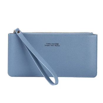 

PU Leather Purse Wristlet Zipper Wallet Handbag Envelope Phone Key Case Clutches Coin Purses Bag