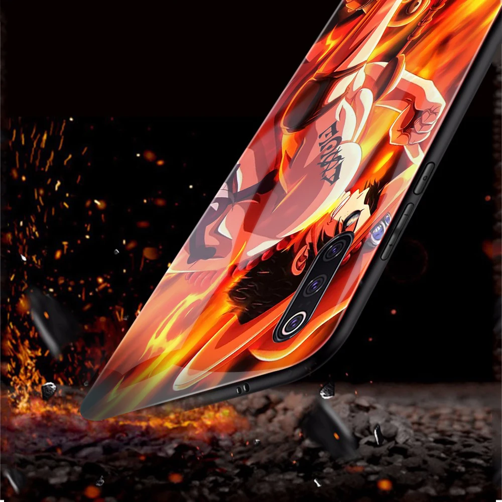 Чехлы для телефонов ciciber для Xiaomi 9 8 A2 6X MIX 2 2S PocoPhone F1 закаленное стекло чехол для Redmi Note 7 6 5 Pro Plus one piece Cute