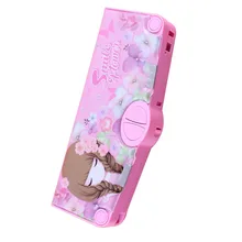 Plastic Cartoon Fancy Stationery Multi-function Pen Box with Sharpener 2 Layer Double Open Multi-layer Pencil Case Student Gift Plastic Cartoon Fancy Stationery Multi-function Pen Box with Sharpener 2 Layer Double Open Multi-layer Pencil Case Student Gift