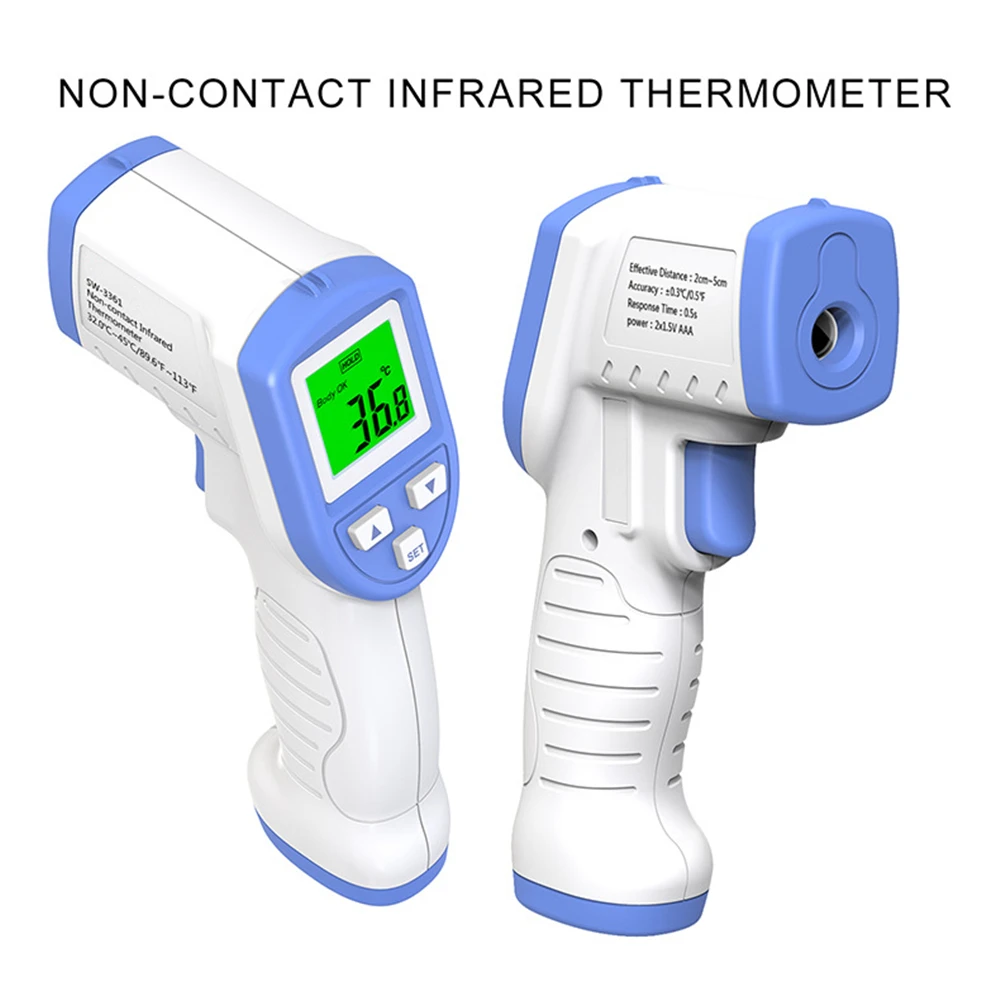 

Baby Forehead Thermometer Infrared Digital LCD Body Measurement Forehead Ear Non-Contact Adult Body Fever IR Children Termometro